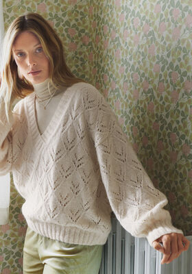 AJOURPULLOVER Ecopuno & Setasuri von Lana Grossa