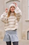 Lana Grossa V-AUSSCHNITTPULLOVER Natural Alpaca Pelo
