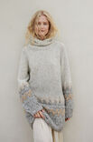 Lana Grossa RAGLAN-SWEATER Natural Alpaca Pelo & Orsetto