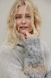 Lana Grossa RAGLAN-SWEATER Natural Alpaca Pelo & Orsetto