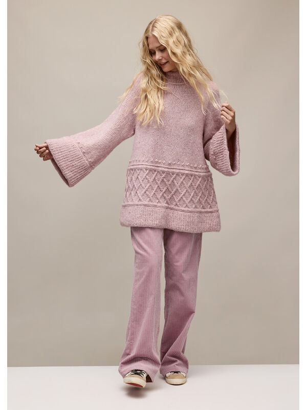 Lana Grossa PULLOVER Natural Alpaca Pelo