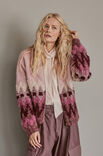 Lana Grossa JACQUARD-JACKE Natural Alpaca Pelo, Silkhair & Orsetto