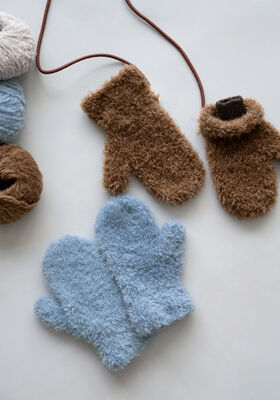 CLOUD PILE-FÄUSTLINGE Pelliccia & Cool Wool  von Lana Grossa
