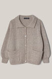 Lana Grossa RAGLAN-CARDIGAN MIT AUFGESETZTEN TASCHEN Cara