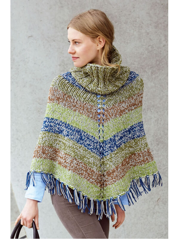 Lana Grossa PONCHO RUSTIKAL Alta Moda Alpaca
