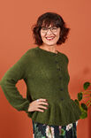 Lana Grossa CARDIGAN KATE MIT RÜSCHE Ecopuno
