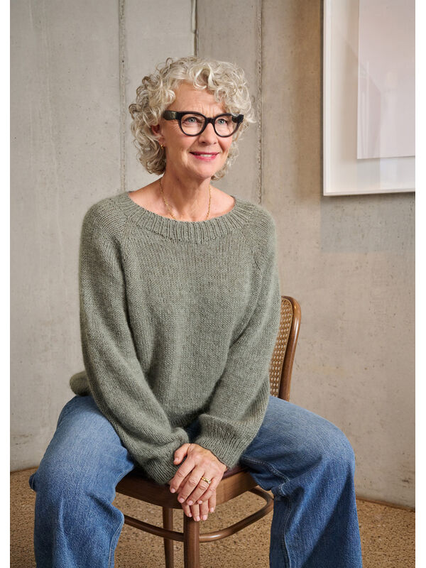 Lana Grossa CLASSY RAGLAN SWEATER Cool Wool & Silkhair