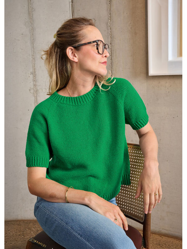 Lana Grossa CLASSY RAGLAN SWEATER Cashmere Kiss