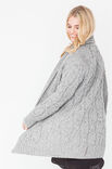 Lana Grossa LONGJACKE IM ZOPFMUSTER Alta Moda Alpaca