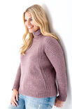 Lana Grossa PULLI MIT ZOPF-RIPPENMUSTER Cashmere 16 Fine