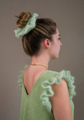 SCRUNCHIE MIT VOLANT Silkhair von Lana Grossa