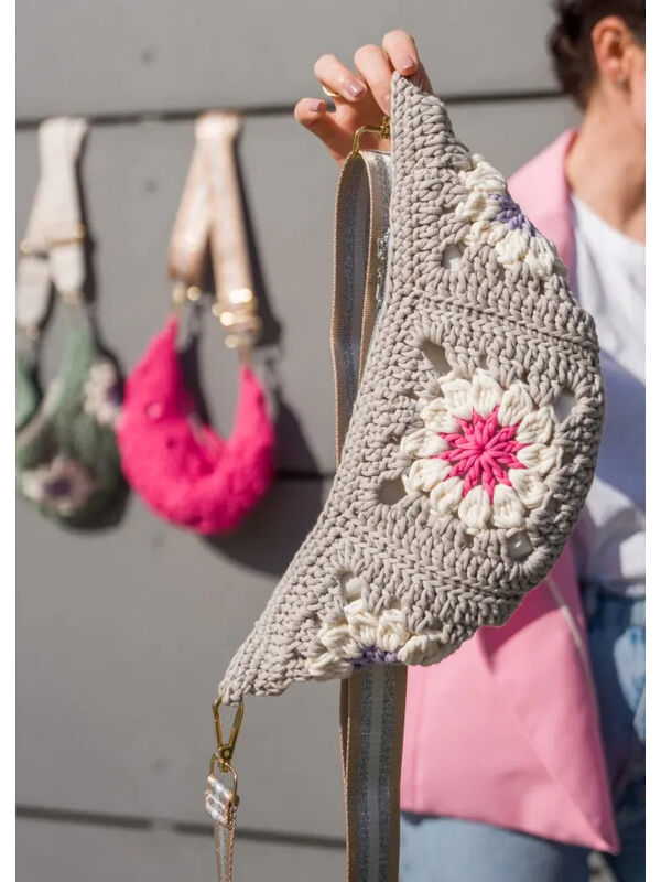 Lana Grossa CROSSBODY BAG mehrfarbig The Tube Fine