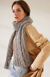 Lana Grossa ZOPFMUSTERSCHAL Ecopuno Tweed & Setasuri