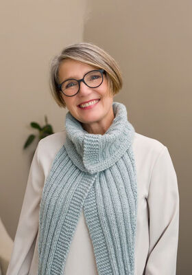 OFFENER LOOP-SCHAL IM RIPPENMUSTER Alta Moda Cashmere 16 von Lana Grossa