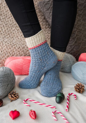 DICKE SOCKEN IM COLORBLOCKING Meilenweit 6-fach 150g & Tweed von Lana Grossa