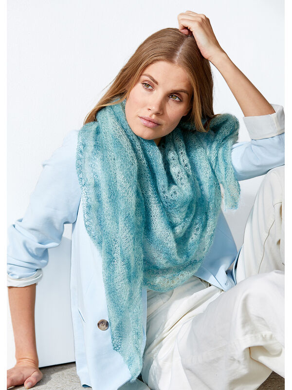 Lana Grossa DREIECKSTUCH Silkhair Haze Dégradé
