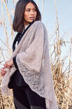 Lana Grossa HALBRUNDES TUCH Silkhair Haze Mélange