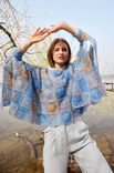 Lana Grossa PONCHO Silkhair Print