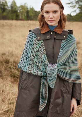 DREIECKSTUCH Colorissimo, Ecopuno & Silkhair von Lana Grossa