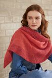 Lana Grossa ASYMMETRISCHES TUCH Merino Lace Aquarell & Natural Superkid Tweed