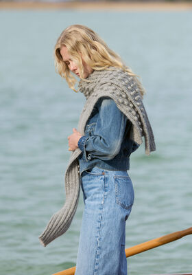 KRAGENSCHAL Cool Merino & Silkhair von Lana Grossa