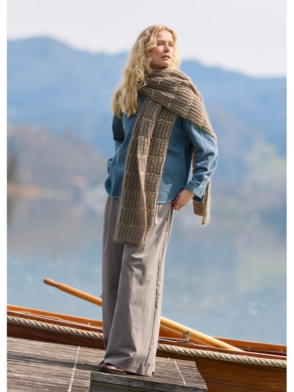 Lana Grossa SCHAL Cool Wool Lace, Silkhair & Cosmo