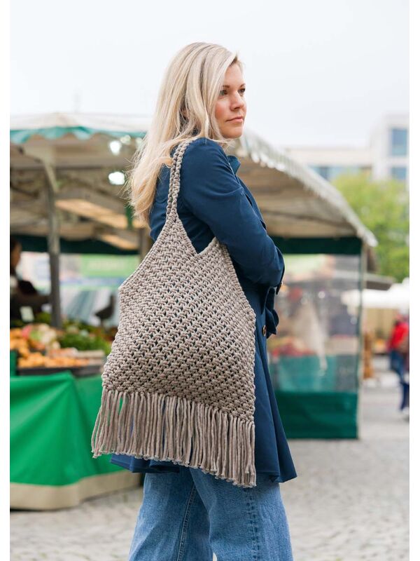 Lana Grossa TASCHE IN MAKRAMEE-TECHNIK The Tube
