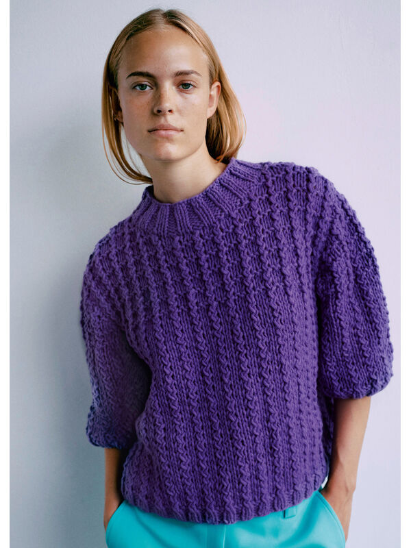 Lana Grossa KURZARM-PULLOVER Woohoo