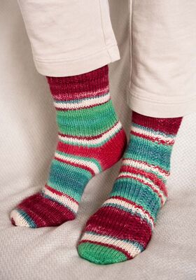 SOCKEN Meilenweit 6-fach Merino Christmas von Lana Grossa