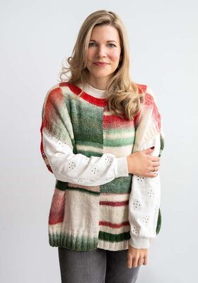KARO-SLIPOVER Gomitolo (Christmas Edition Lurex) von Lana Grossa