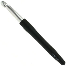 Wollhäkelnadel mit Soft-Griff (Aluminium) St. 10,0 von Lana Grossa
