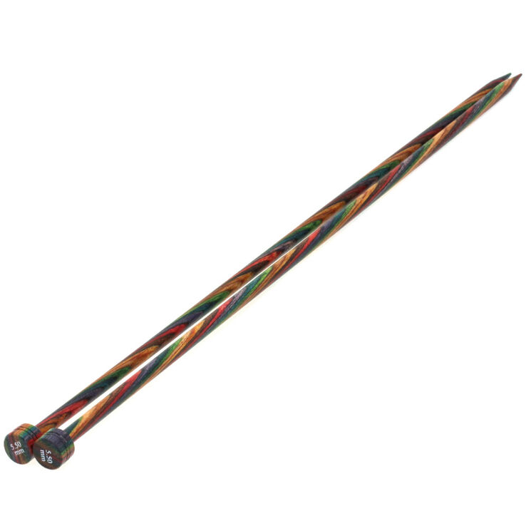 Jackenstricknadel Design-Holz Color St. 5,5/35cm - von Lana Grossa