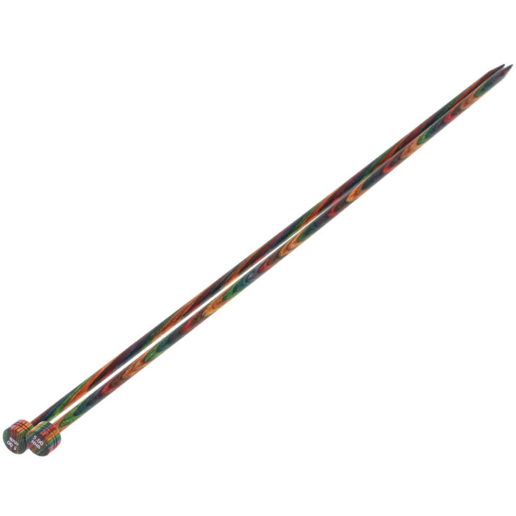 Jackenstricknadel Design-Holz Color St. 5,0/35cm - von Lana Grossa