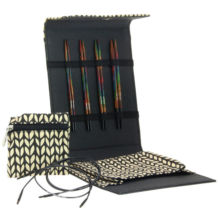  Nadel-Set Design-Holz Multicolor Klein (Schwarz) - von Lana Grossa