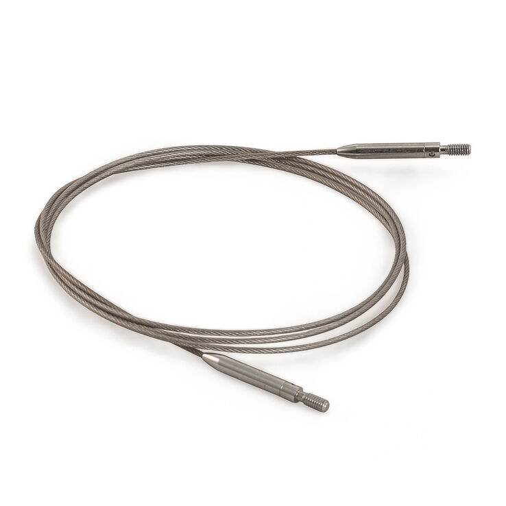 Nadelseil Vario Edelstahl fein 100cm drehbar - von Lana Grossa