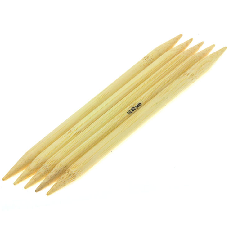 Strumpfstricknadel Bambus St. 10,0/20cm - von Lana Grossa