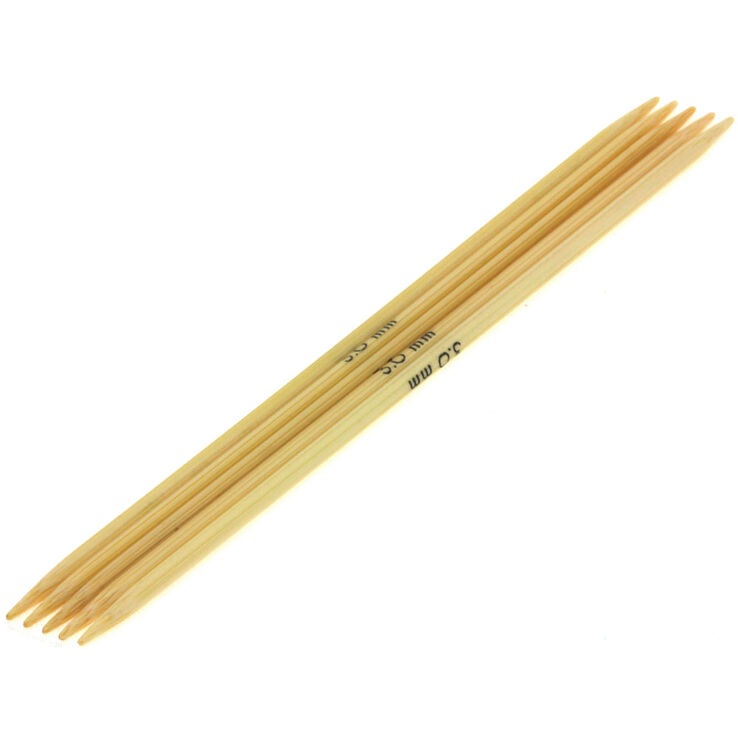 Strumpfstricknadel Bambus St. 3,0/15cm - von Lana Grossa