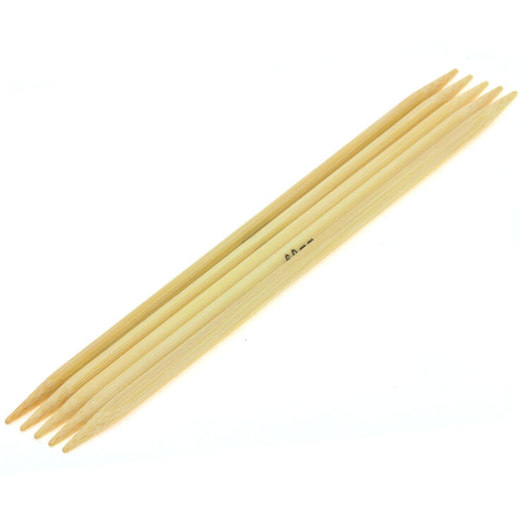 Strumpfstricknadel Bambus St. 6,0/20cm - von Lana Grossa