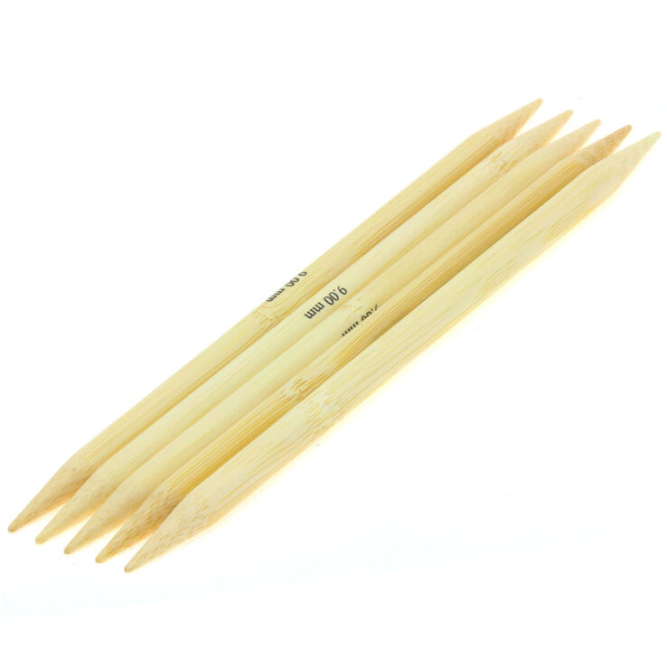 Strumpfstricknadel Bambus St. 9,0/20cm - von Lana Grossa