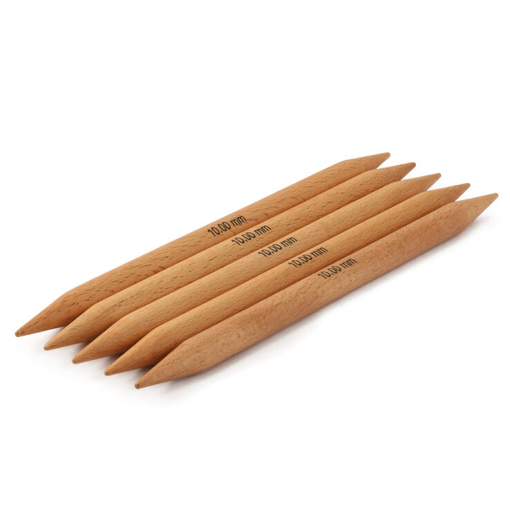 Strumpfstricknadel Buche (Tanja Steinbach Edition) St. 10,0/20cm - von Lana Grossa