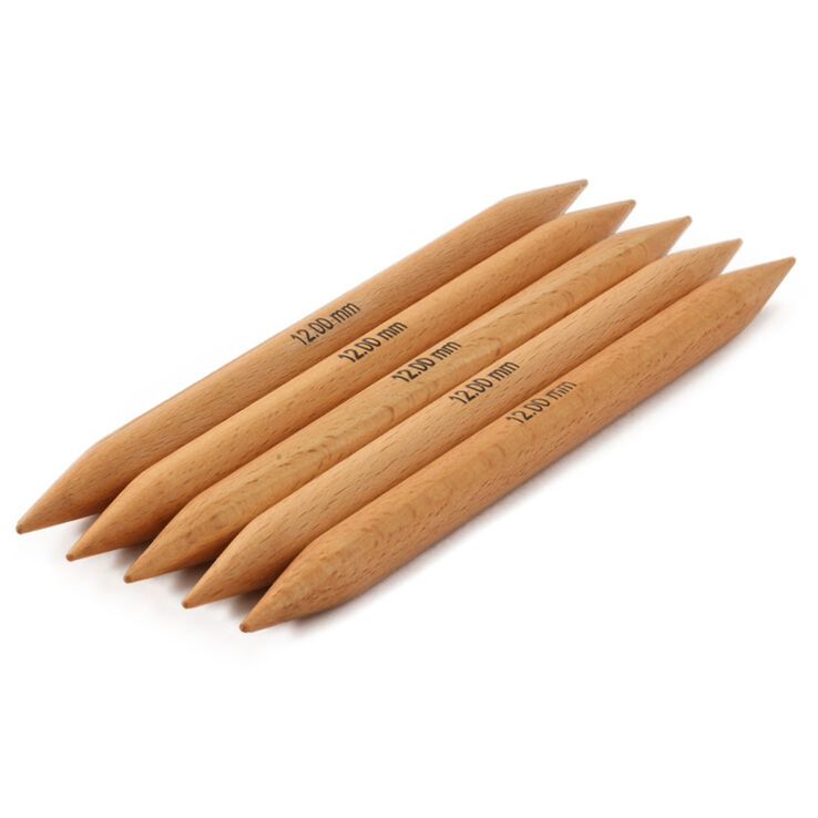 Strumpfstricknadel Buche (Tanja Steinbach Edition) St. 12,0/20cm - von Lana Grossa