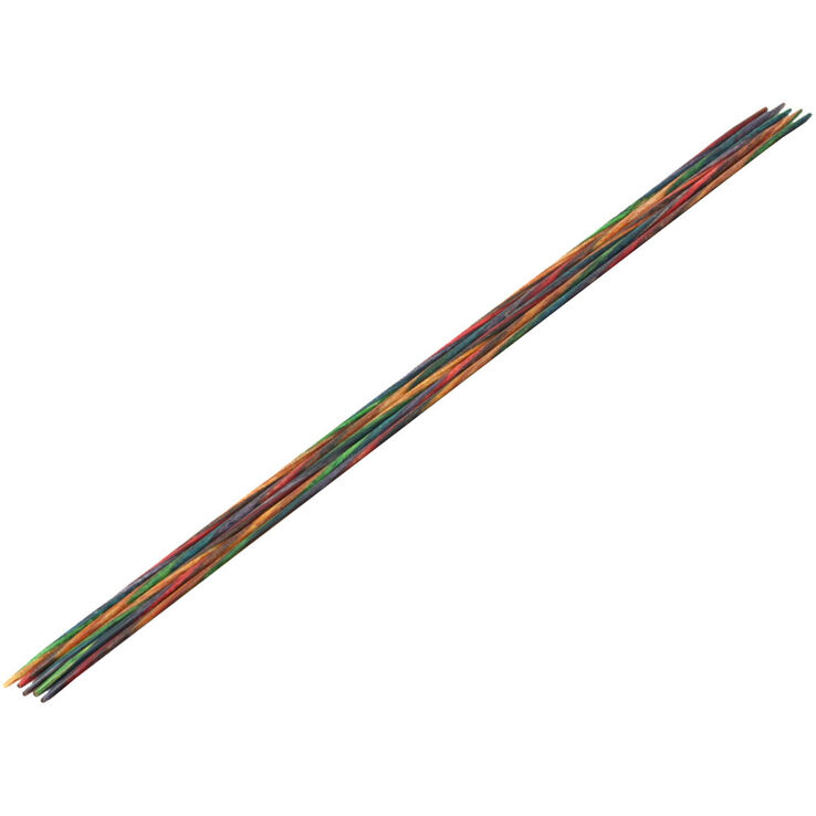 Strumpfstricknadel Design-Holz Multicolor St. 2,75/20cm - von Lana Grossa