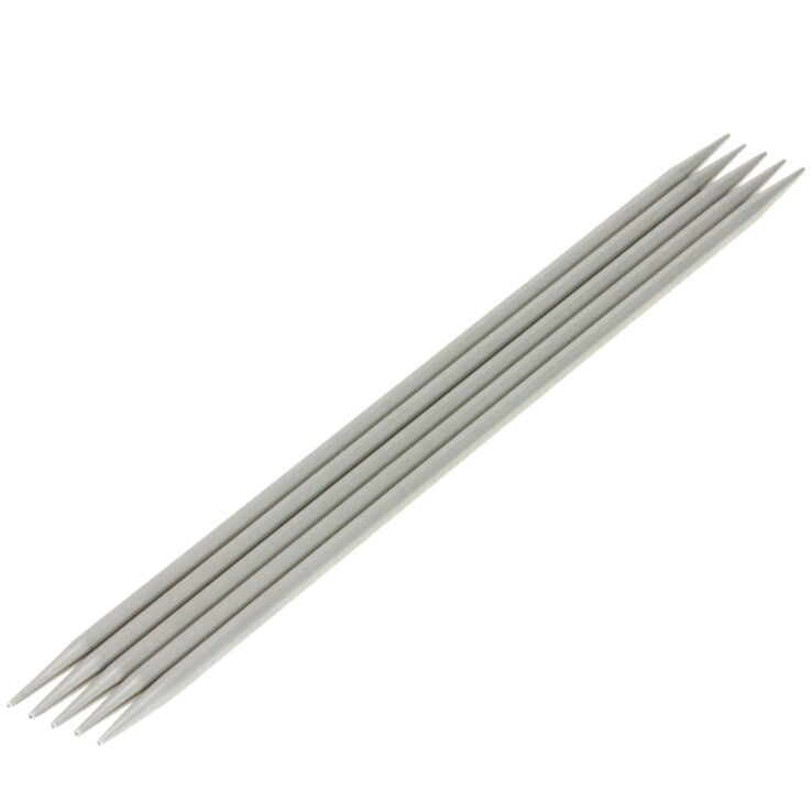Strumpfstricknadel Edelstahl St. 3,5/15cm - von Lana Grossa