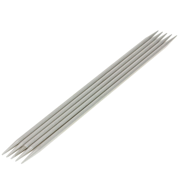 Strumpfstricknadel Edelstahl St. 4,0/20cm  - von Lana Grossa