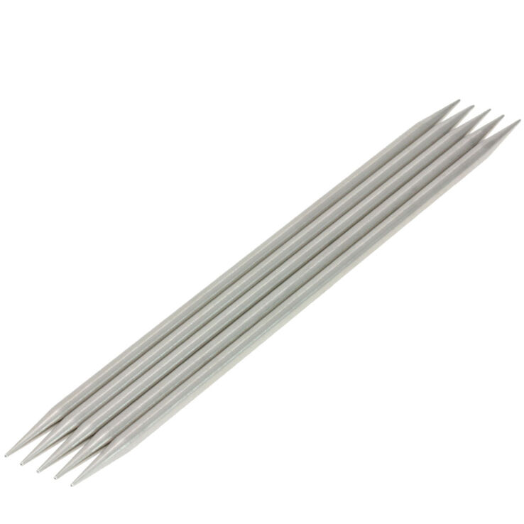 Strumpfstricknadel Edelstahl St. 5,5/20cm - von Lana Grossa