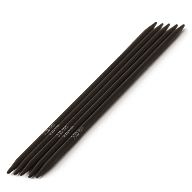 Strumpfstricknadel Nera Ebenholz St. 3,25/15cm - von Lana Grossa