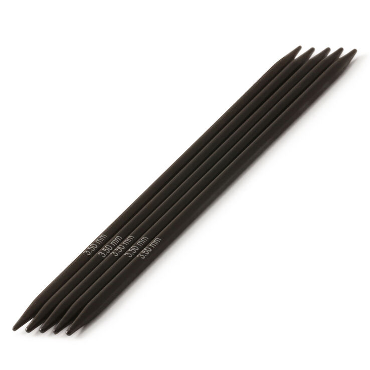 Strumpfstricknadel Nera Ebenholz St. 3,5/15cm - von Lana Grossa
