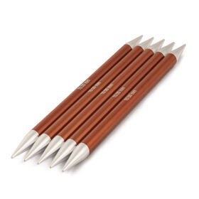 Strumpfstricknadel Aluminium Rainbow St. 10,0/20cm von Lana Grossa