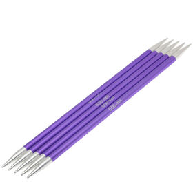 Strumpfstricknadel Aluminium Rainbow St. 6,0/20cm von Lana Grossa