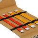 Strumpfstricknadel-Set Aluminium Rainbow 15cm (Braun) von Lana Grossa